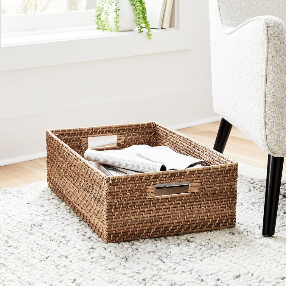 Modern Weave Underbed Storage Basket - West Elm Australia